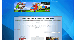 Desktop Screenshot of 5alarmparty.com